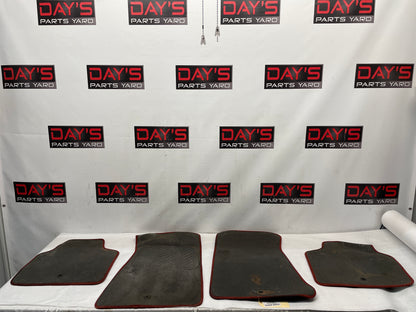 2004 Pontiac GTO Front and Rear Floor Mats Red Trim OEM - Day's Parts Yard
