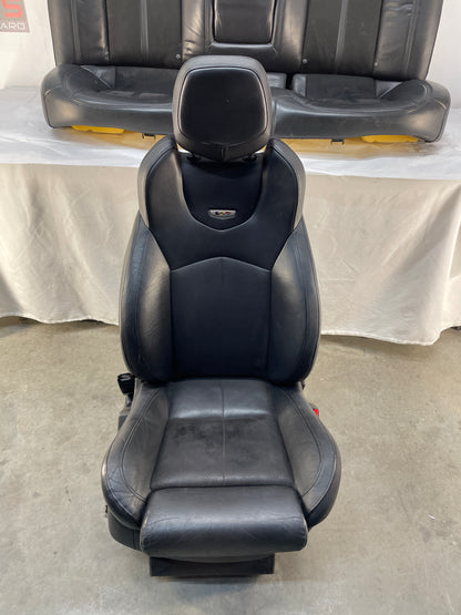 2010 Cadillac CTS-V Sedan Recaro Seats Front & Rear Black Leather OEM