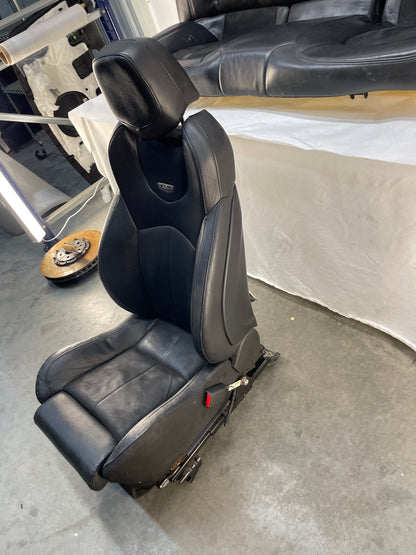 2010 Cadillac CTS-V Sedan Recaro Seats Front & Rear Black Leather OEM