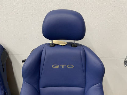 2005 Pontiac GTO Blue Interior Set Seats, Door Panels, Trim Etc. OEM