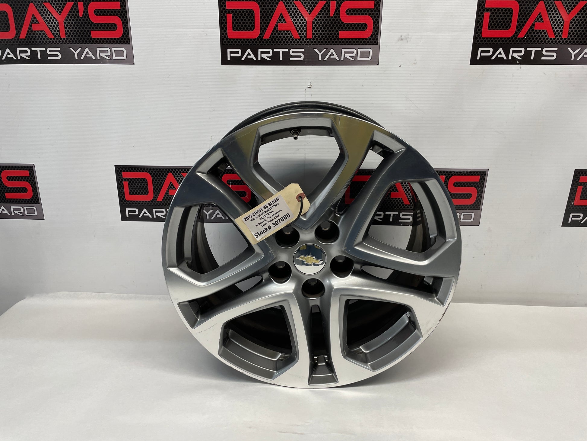 2017 Chevy SS Sedan Factory OEM Rear Wheel 19x9 OEM - Day's Parts Yard