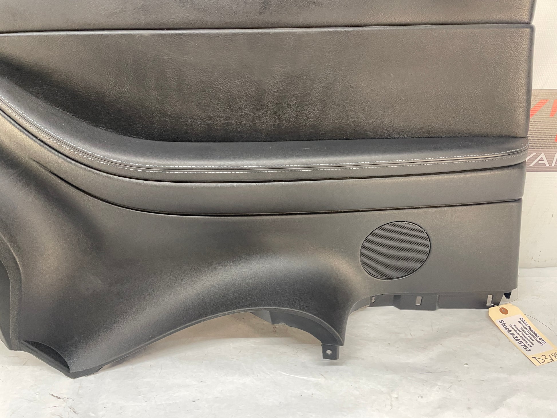 2004 Pontiac GTO LH Driver Rear Interior Quarter Panel OEM - Day's Parts Yard