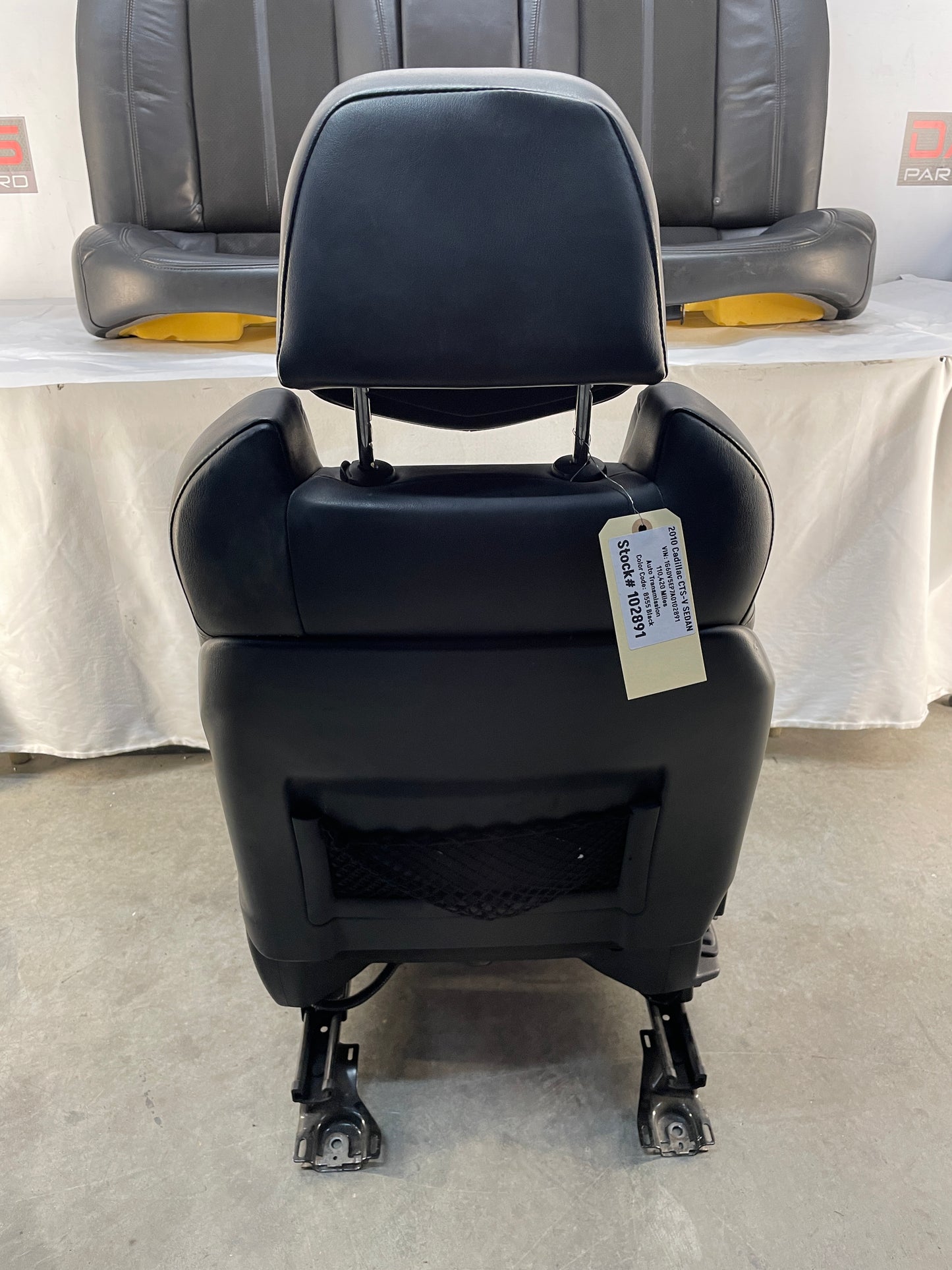 2010 Cadillac CTS-V Sedan Recaro Seats Front & Rear Black Leather OEM