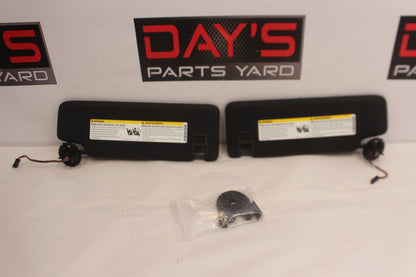 2021 Chevy Camaro SS RH & LH Sunvisor Sun Visor w/Clips OEM - Day's Parts Yard