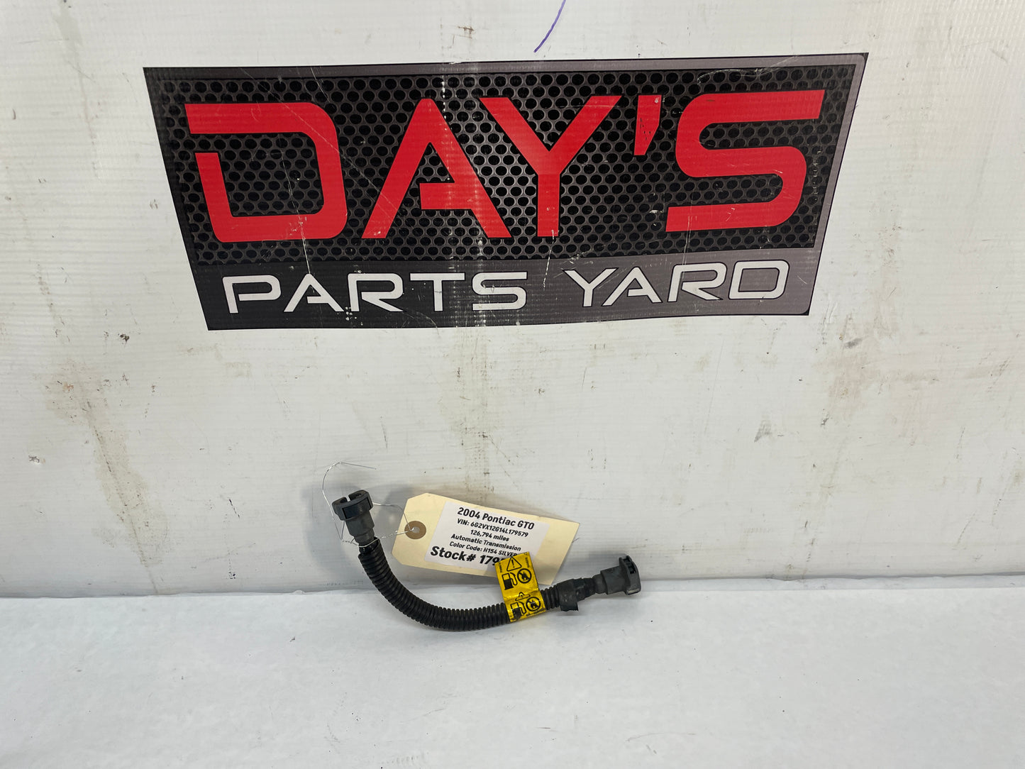 2004 Pontiac GTO Fuel Tank Gas Line Hose Tube OEM