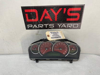 2004 Pontiac GTO Red Instrument Gauge Cluster Speedometer OEM - Day's Parts Yard