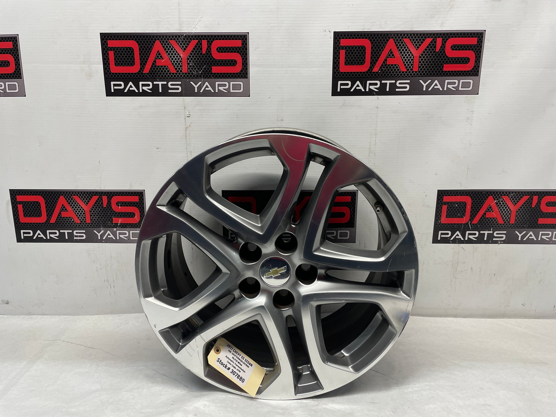 2016 Chevy SS Sedan Factory OEM Rear Wheel 19x9 OEM - Day's Parts Yard
