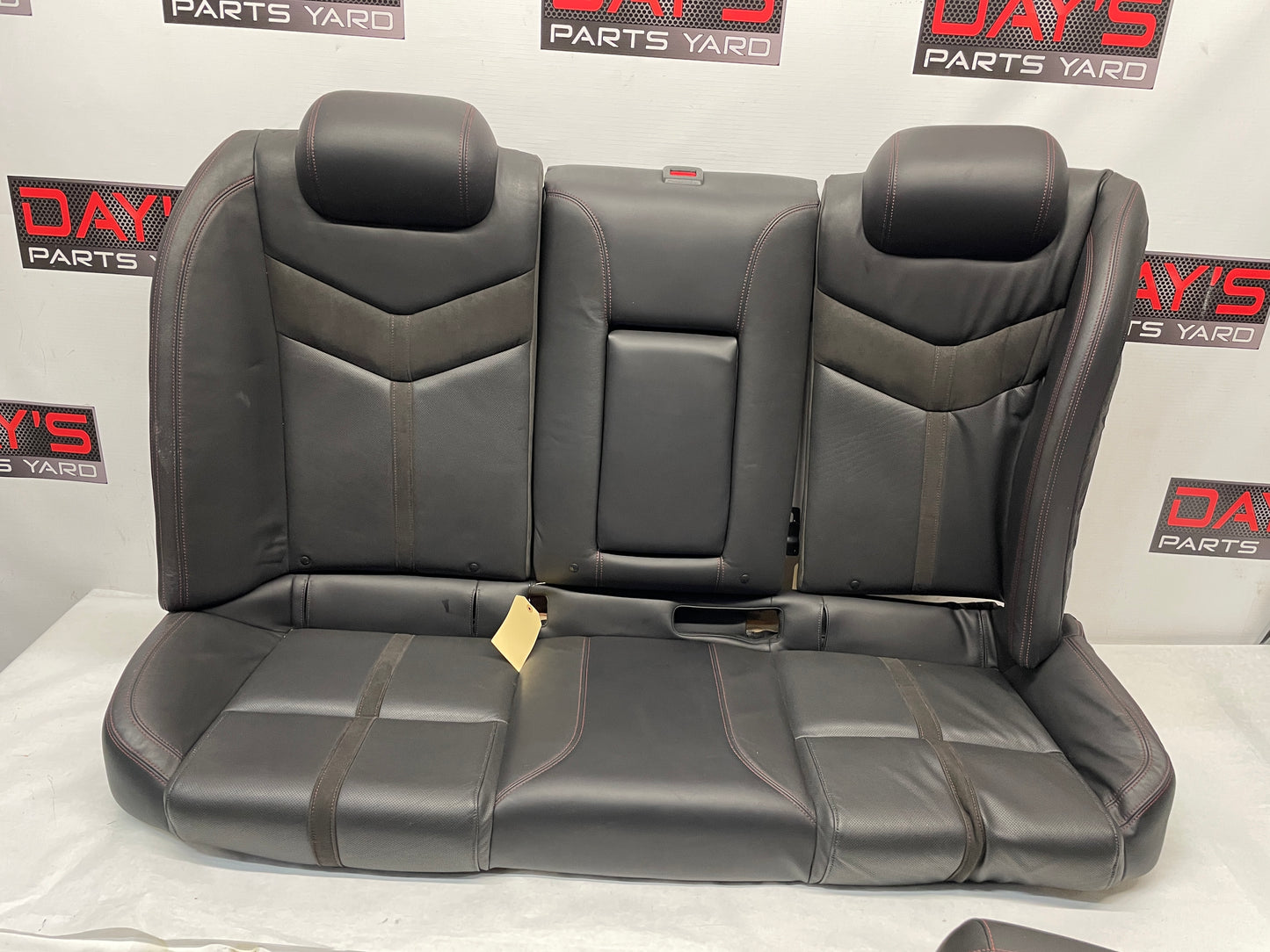 2015 Chevy SS Seat Seats Front and Rear Black Leather Alcantara Suede OEM - Day's Parts Yard