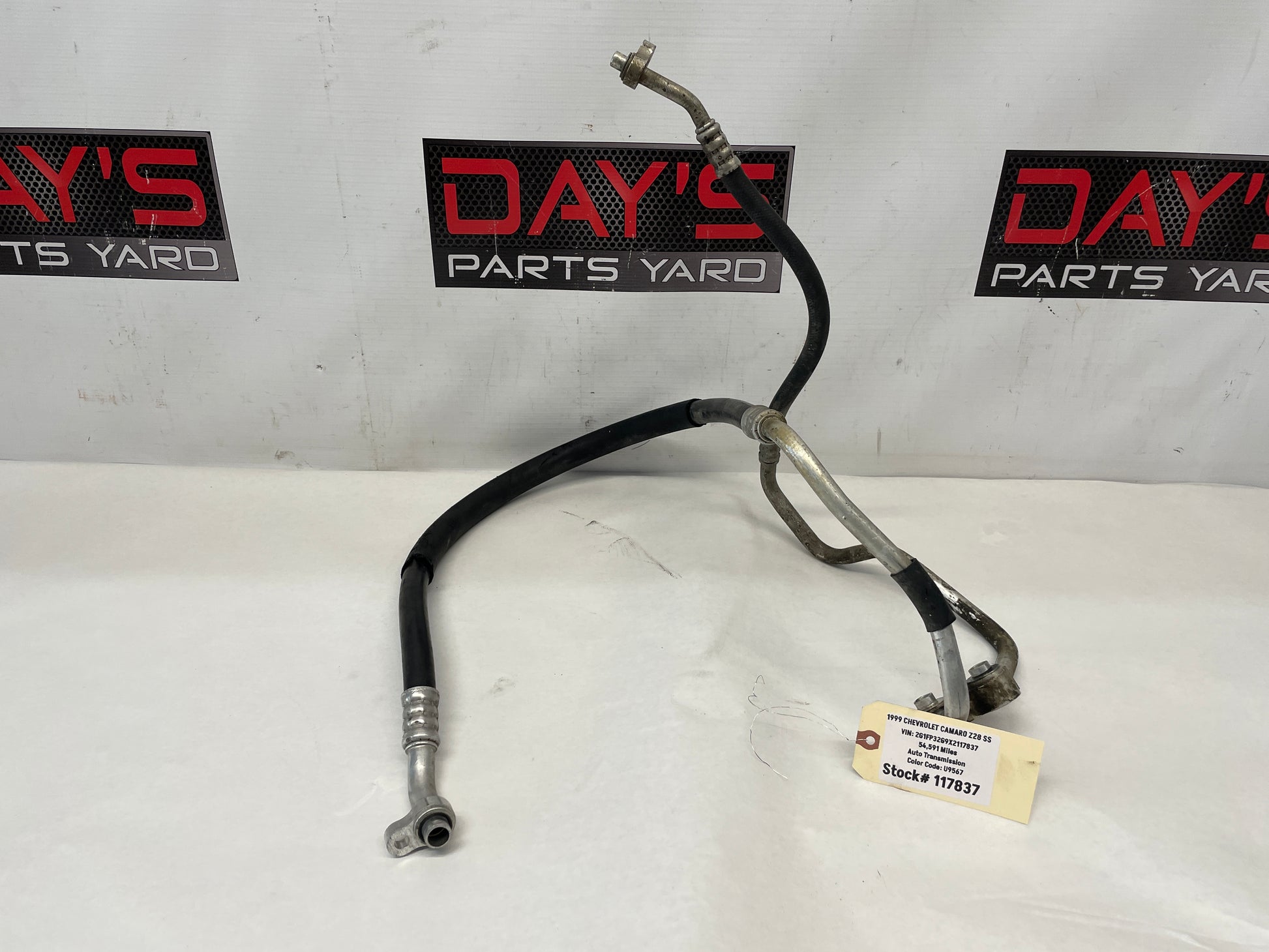 1999 Chevy Camaro Z28 SS AC Air Conditioning Compressor Hose Line Tube Assembly OEM - Day's Parts Yard