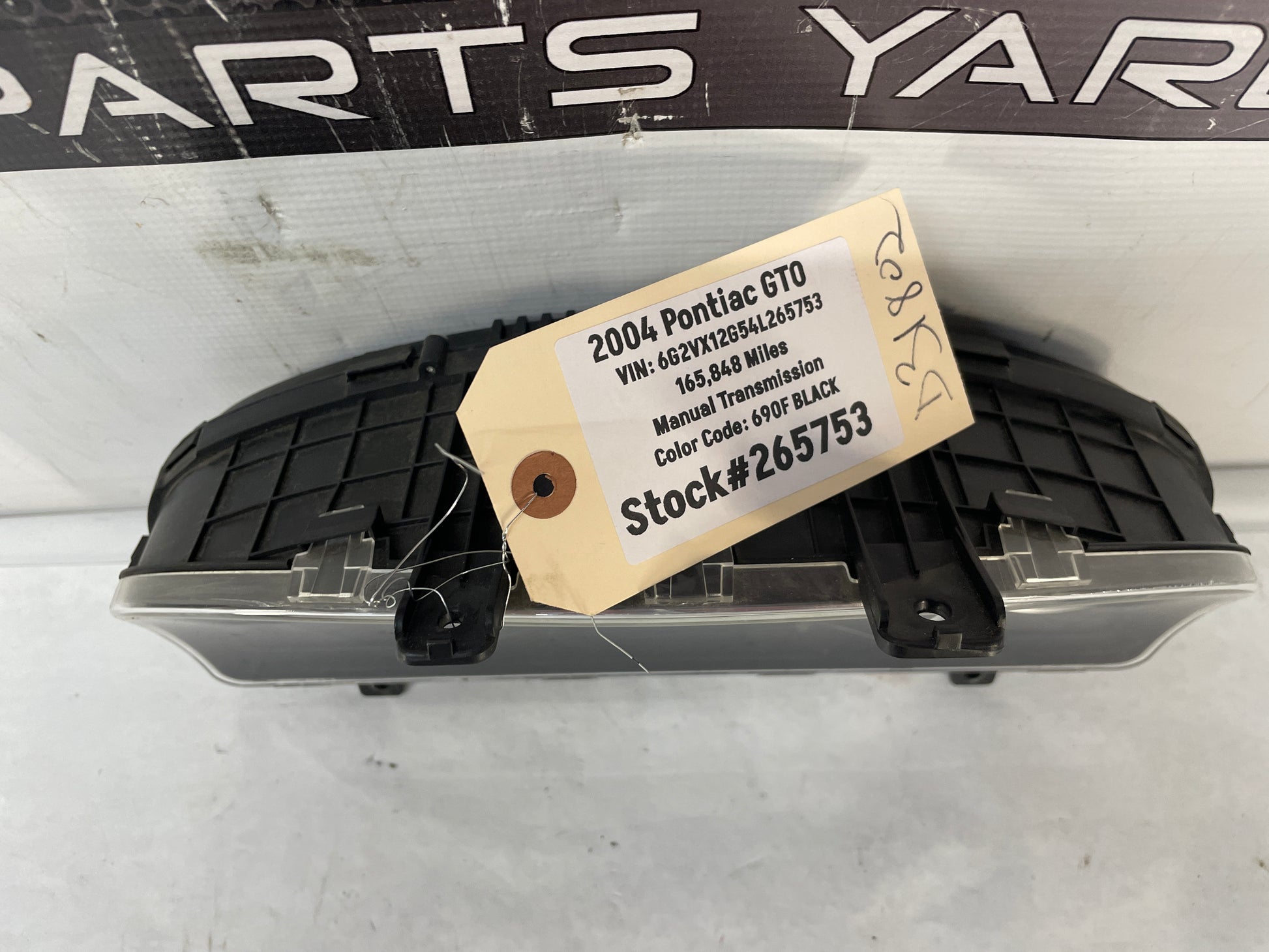 2004 Pontiac GTO Red Instrument Gauge Cluster Speedometer OEM - Day's Parts Yard