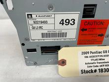 2009 Pontiac G8 GT Radio Stereo Receiver Control Head Unit OEM - Day's Parts Yard