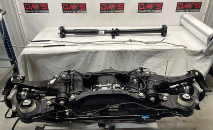 2013 Chevy Camaro ZL1 3.73 Complete Rear Axle Suspension Cradle K Member Subframe Differential OEM - Day's Parts Yard