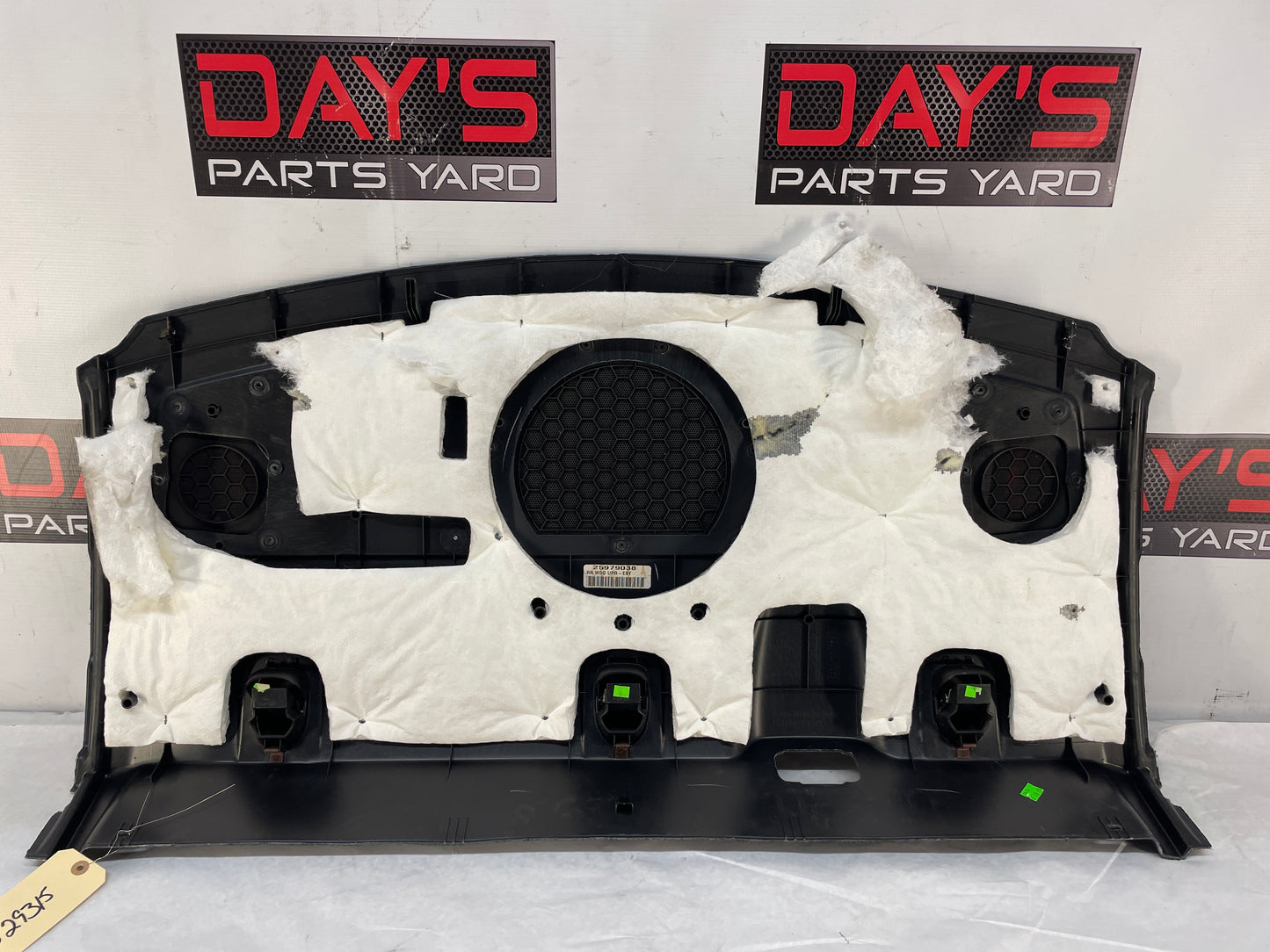 2010 Cadillac CTS-V Sedan Rear Window Package Tray Panel Console OEM