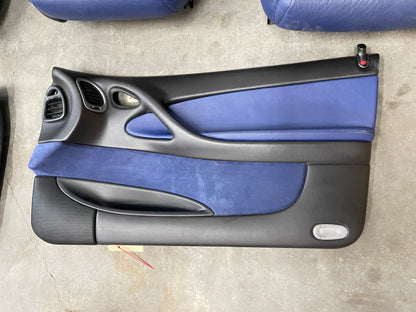 2005 Pontiac GTO Blue Interior Set Seats, Door Panels, Trim Etc. OEM