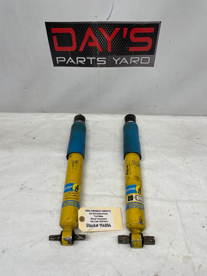 2004 Chevy C5 Corvette RH & LH Front Suspension Bilstein Strut Shock Absorber Set OEM