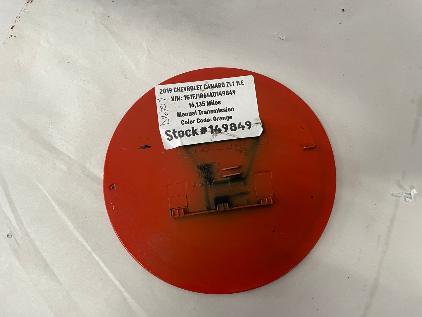 2019 Chevy Camaro ZL1 1LE Fuel Gas Door Cover OEM