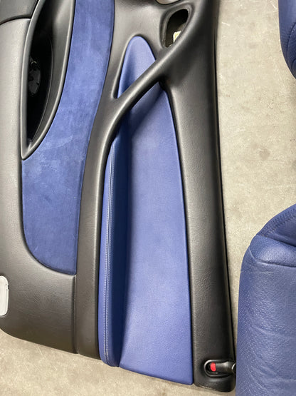 2005 Pontiac GTO Blue Interior Set Seats, Door Panels, Trim Etc. OEM