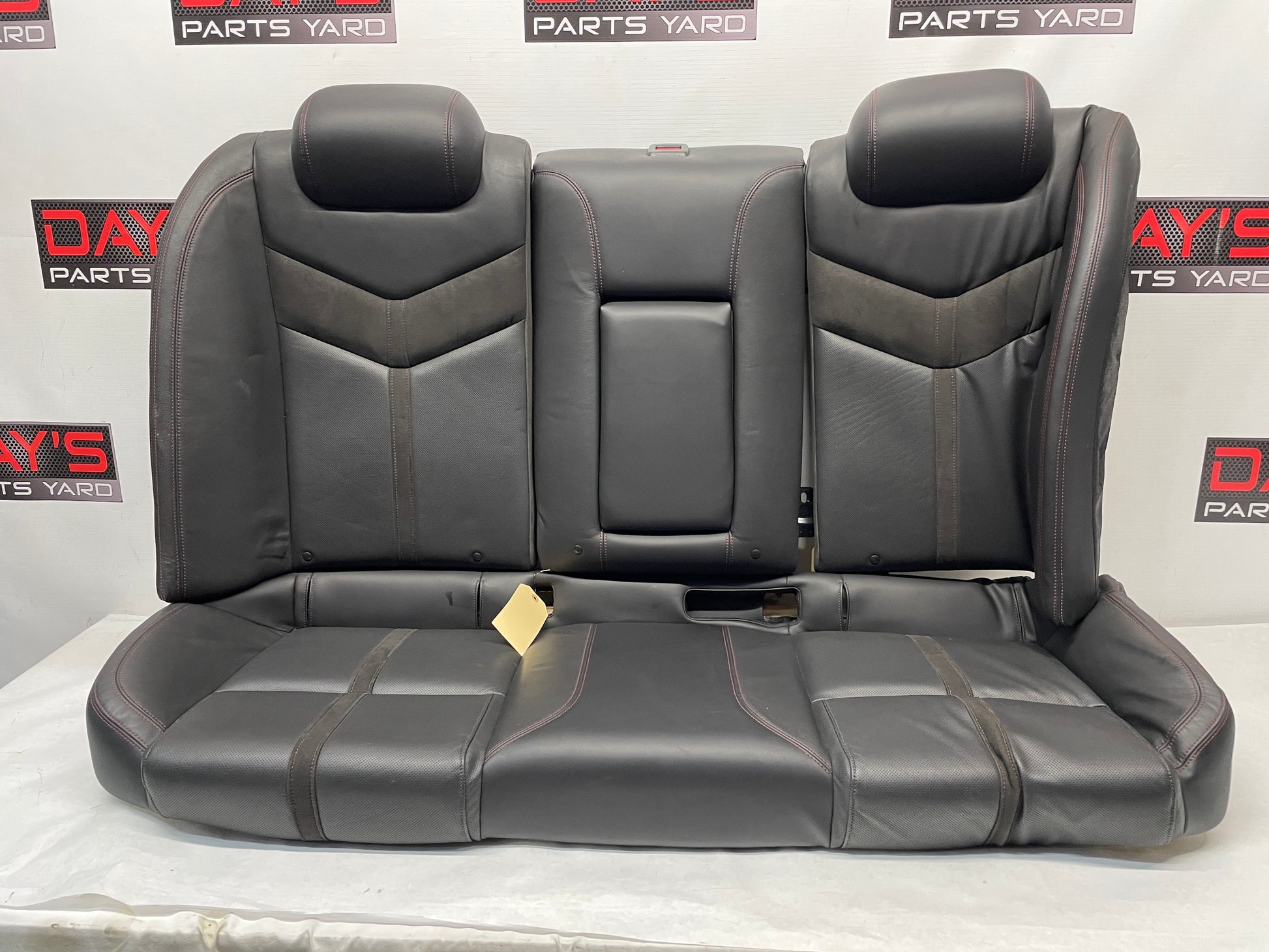 2015 Chevy SS Seat Seats Front and Rear Black Leather Alcantara Suede OEM - Day's Parts Yard