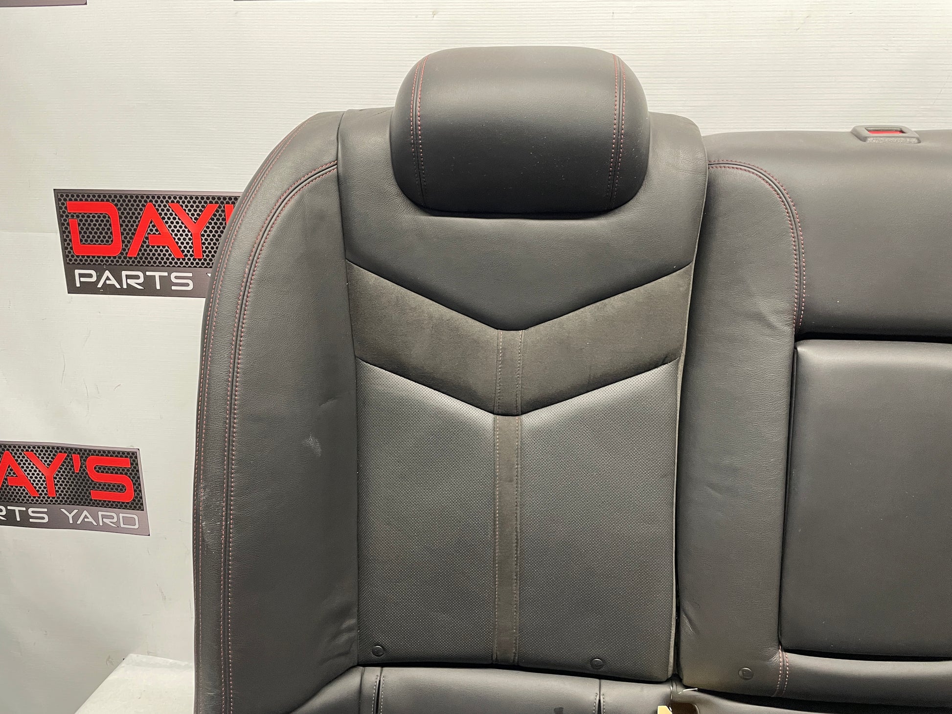 2015 Chevy SS Seat Seats Front and Rear Black Leather Alcantara Suede OEM - Day's Parts Yard