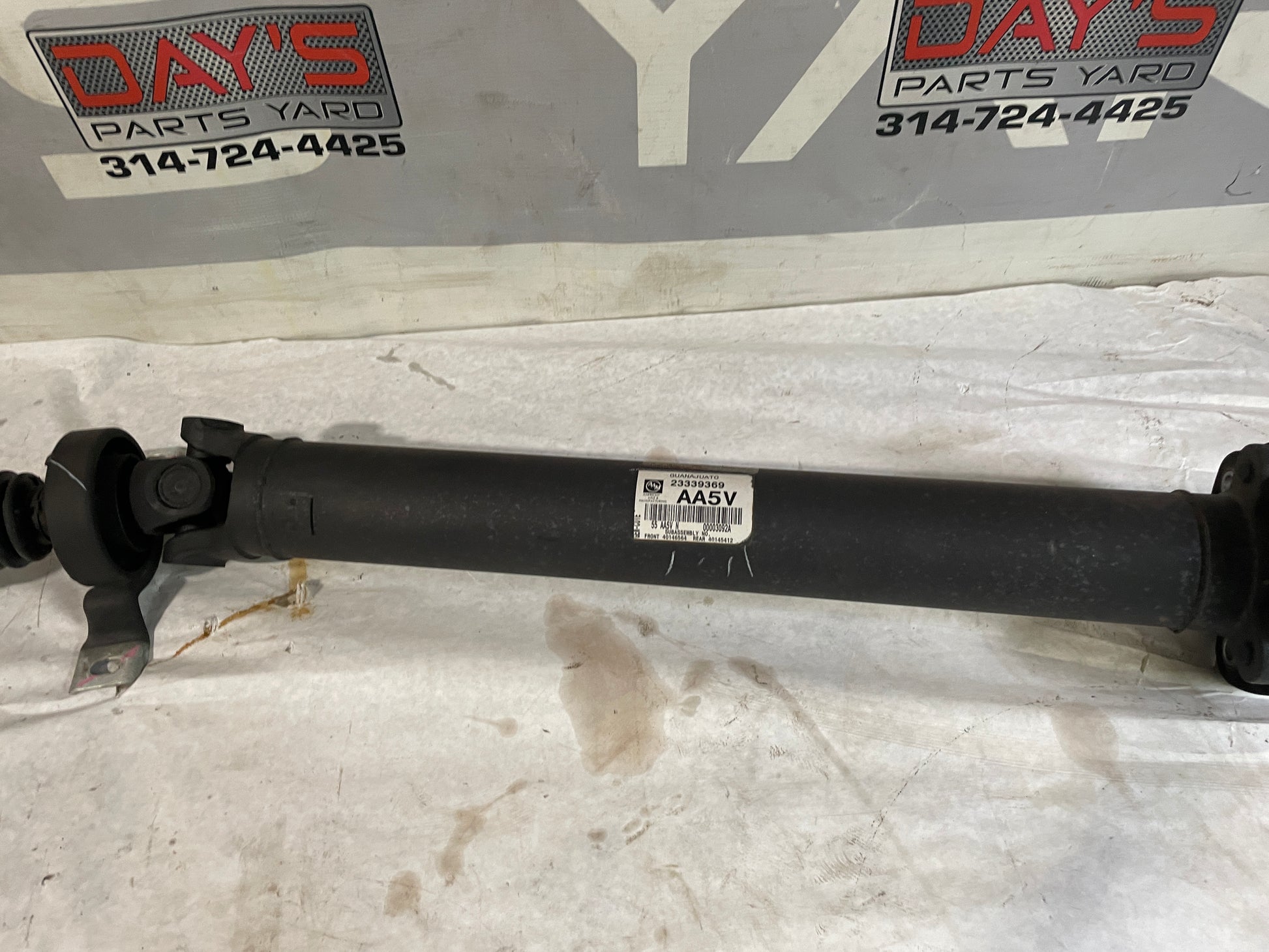 2017 Cadillac ATS-V Coupe Drive Shaft Driveshaft Assembly OEM - Day's Parts Yard