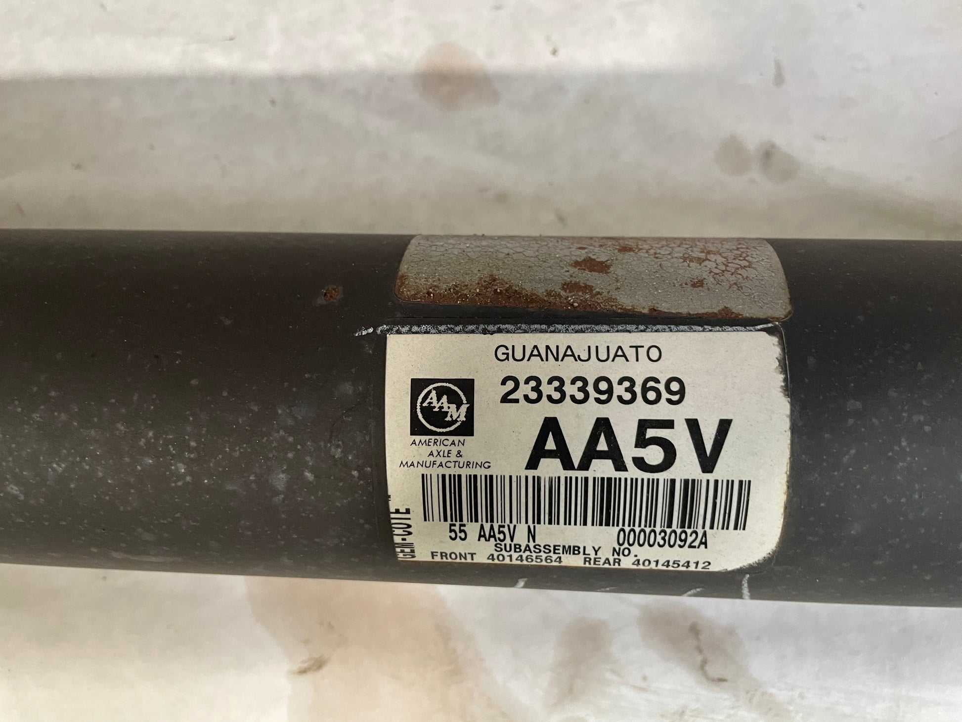 2017 Cadillac ATS-V Coupe Drive Shaft Driveshaft Assembly OEM - Day's Parts Yard