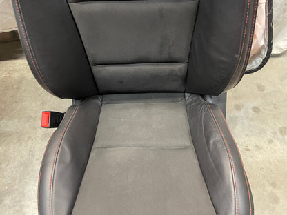 2013 Chevy Camaro ZL1 Seats Fronts and Rears Black Leather and Suede OEM - Day's Parts Yard