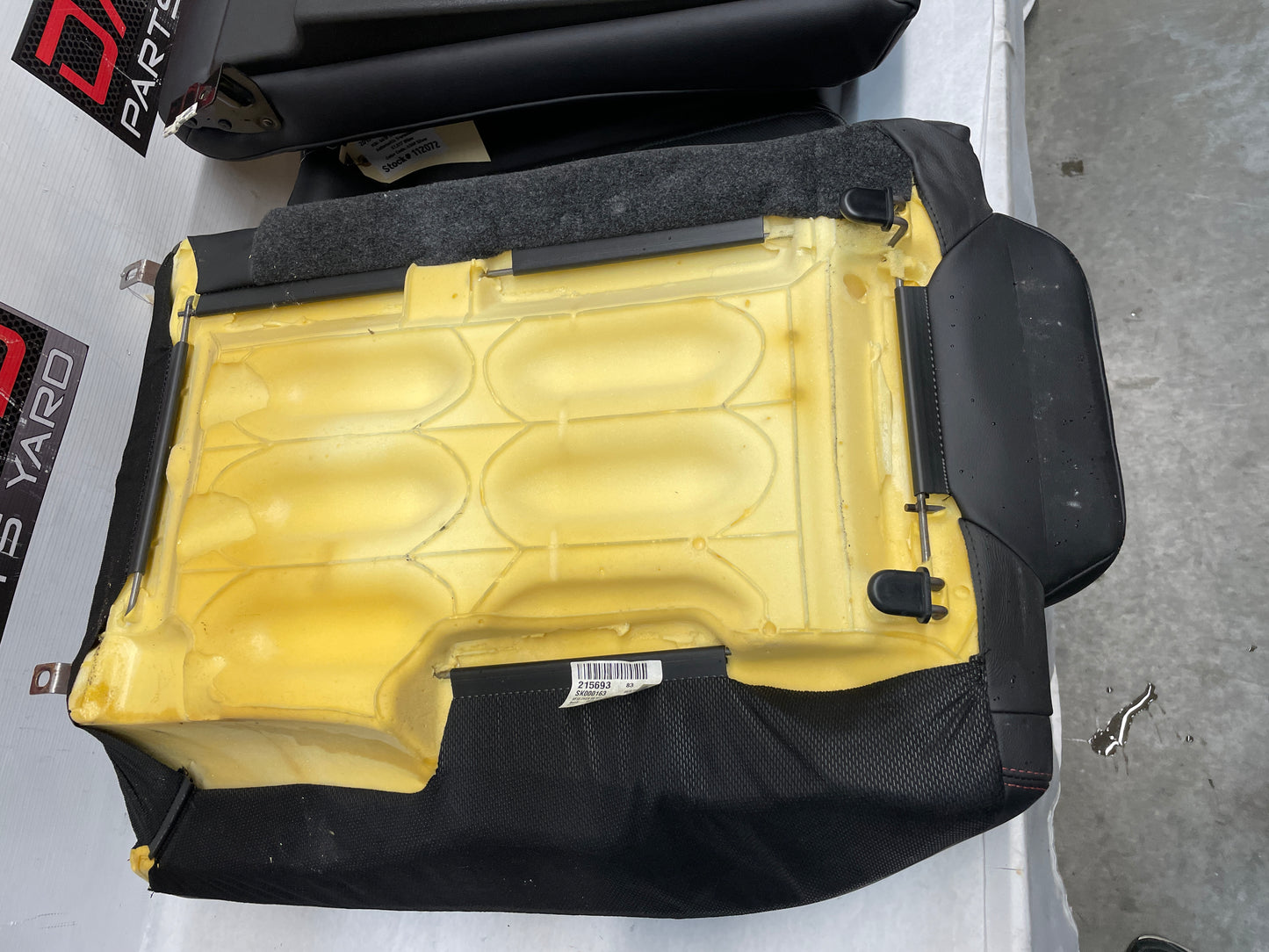 2015 Chevy SS Seat Seats Front and Rear Black Leather Alcantara Suede OEM - Day's Parts Yard