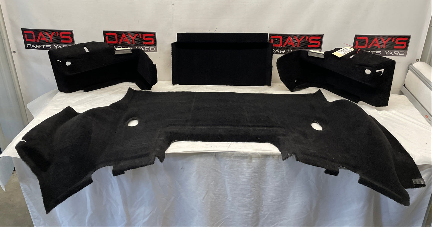2004 Chevy C5 Corvette Complete Rear Trunk Hatch Cargo Storage Carpet OEM