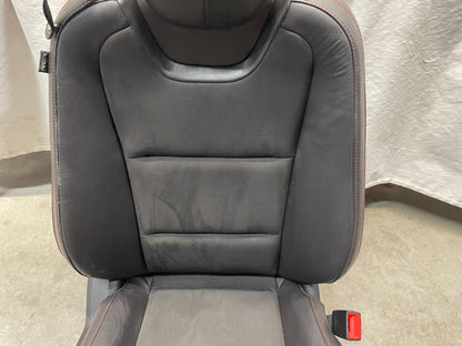 2013 Chevy Camaro ZL1 Seats Fronts and Rears Black Leather and Suede OEM - Day's Parts Yard