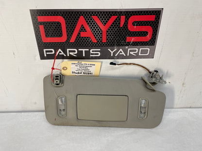 2010 Cadillac CTS-V Sedan RH Passenger Sunvisor Sun Visor Shade w/ Clip OEM