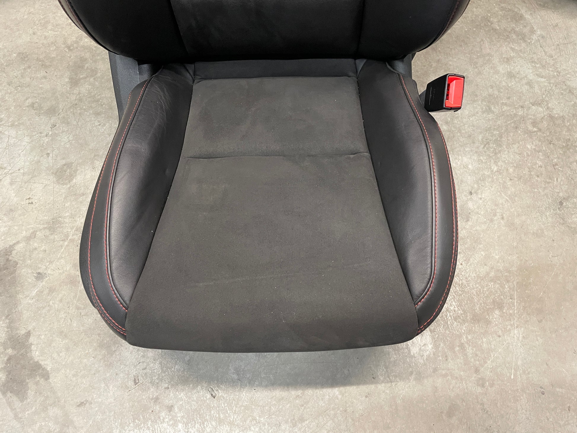 2013 Chevy Camaro ZL1 Seats Fronts and Rears Black Leather and Suede OEM - Day's Parts Yard