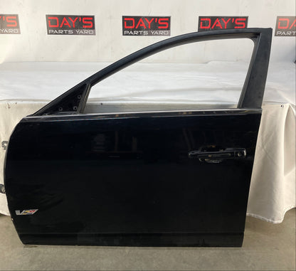 2010 Cadillac CTS-V Sedan LH Driver Front Exterior Door Black OEM