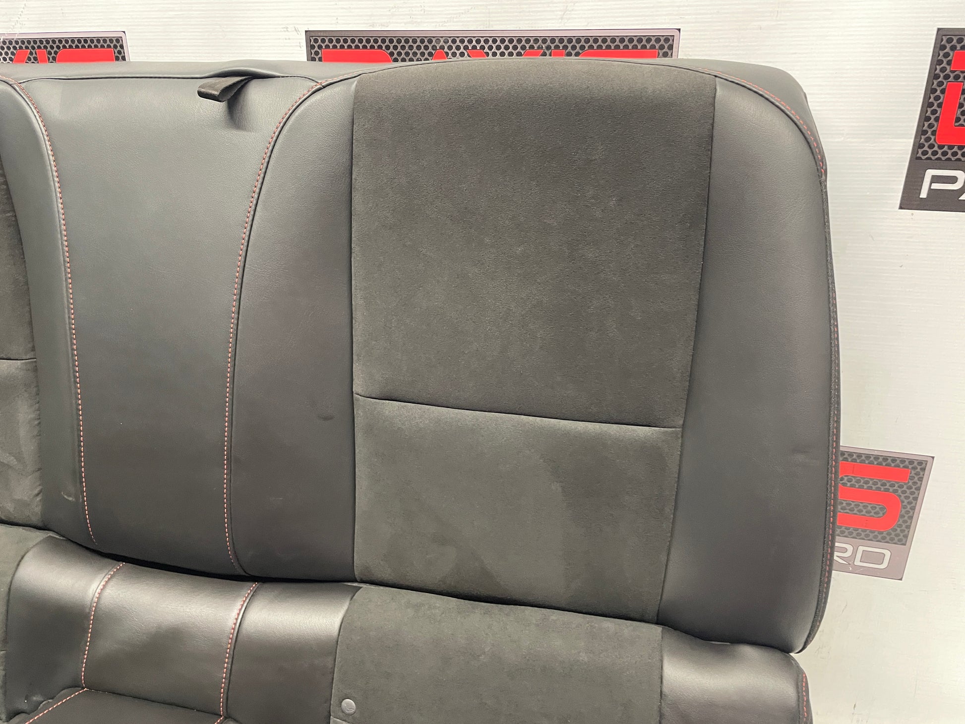 2013 Chevy Camaro ZL1 Seats Fronts and Rears Black Leather and Suede OEM - Day's Parts Yard