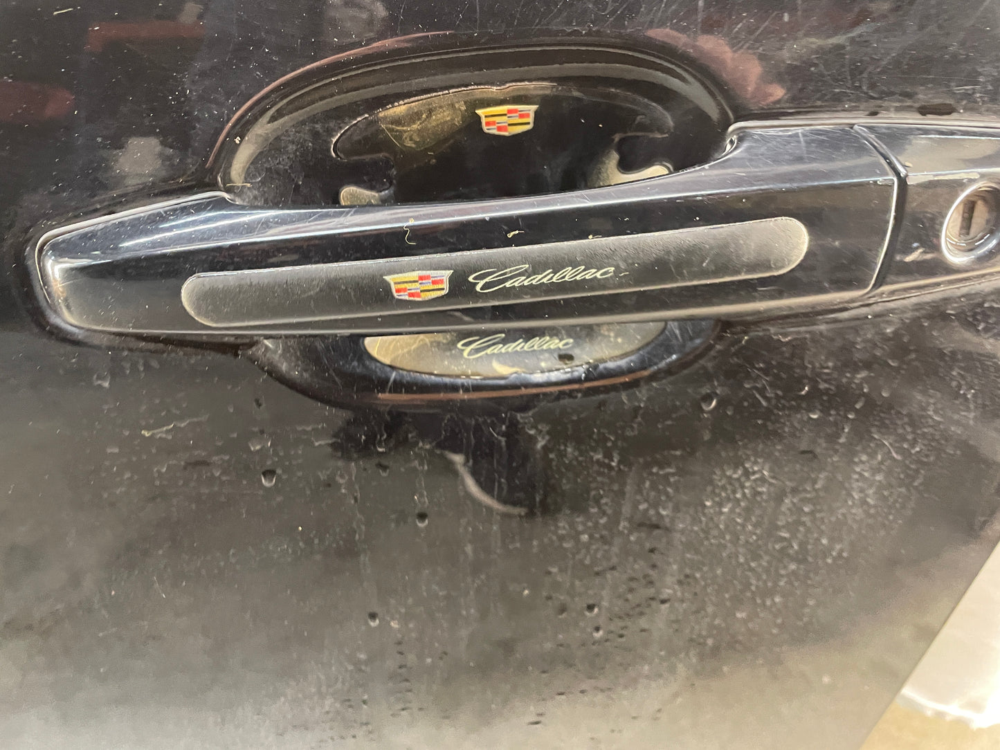 2010 Cadillac CTS-V Sedan LH Driver Front Exterior Door Black OEM