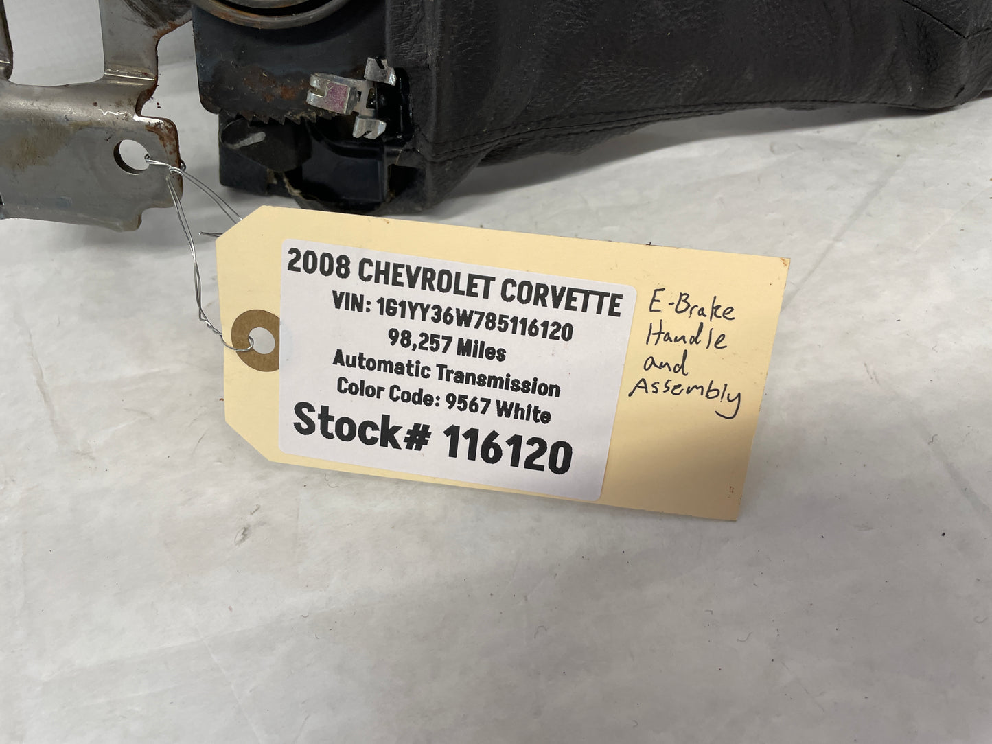 2008 Chevy Corvette Emergency Brake Handle OEM - Day's Parts Yard