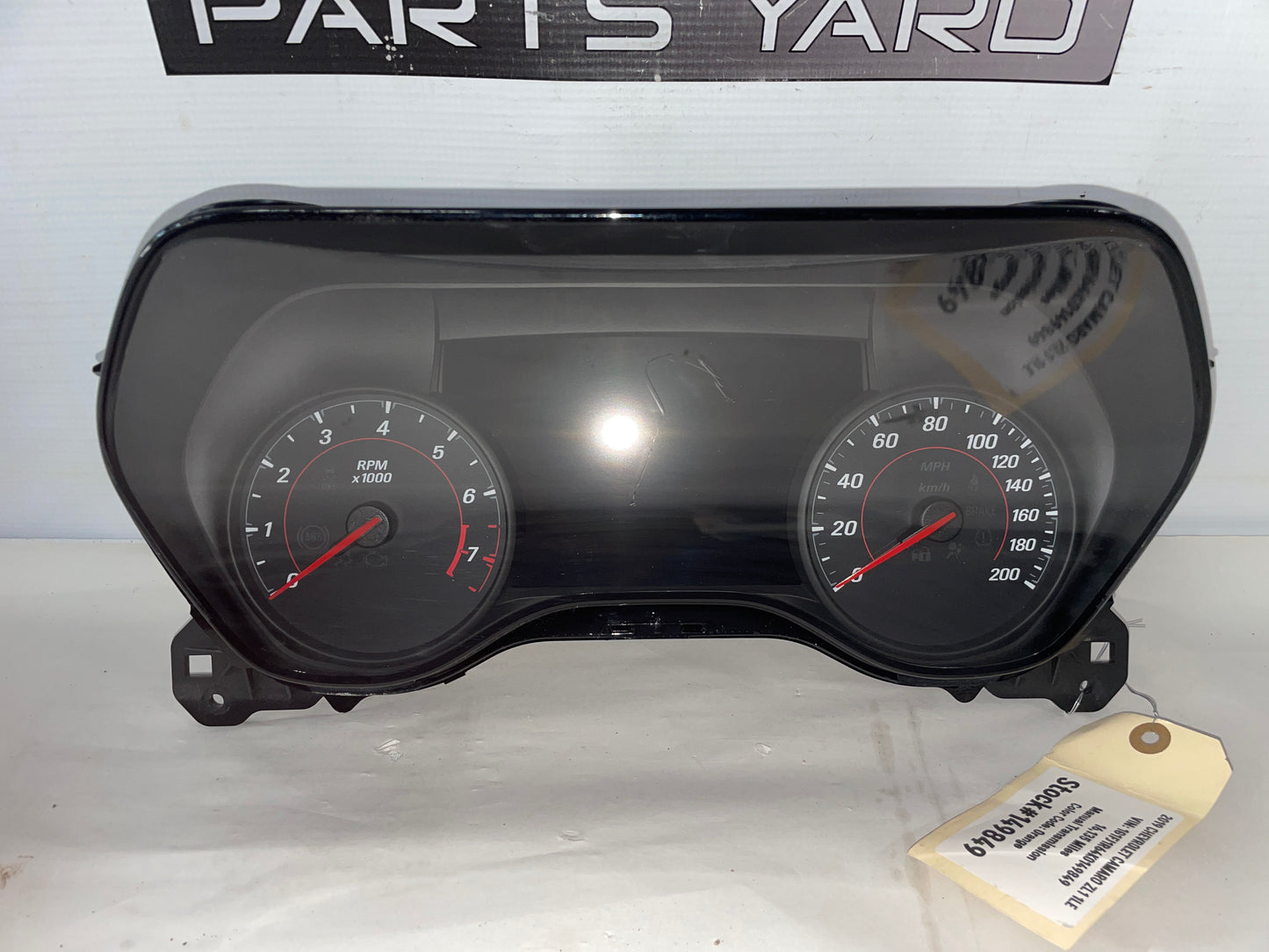2019 Chevy Camaro ZL1 1LE Gauge Cluster Speedometer OEM