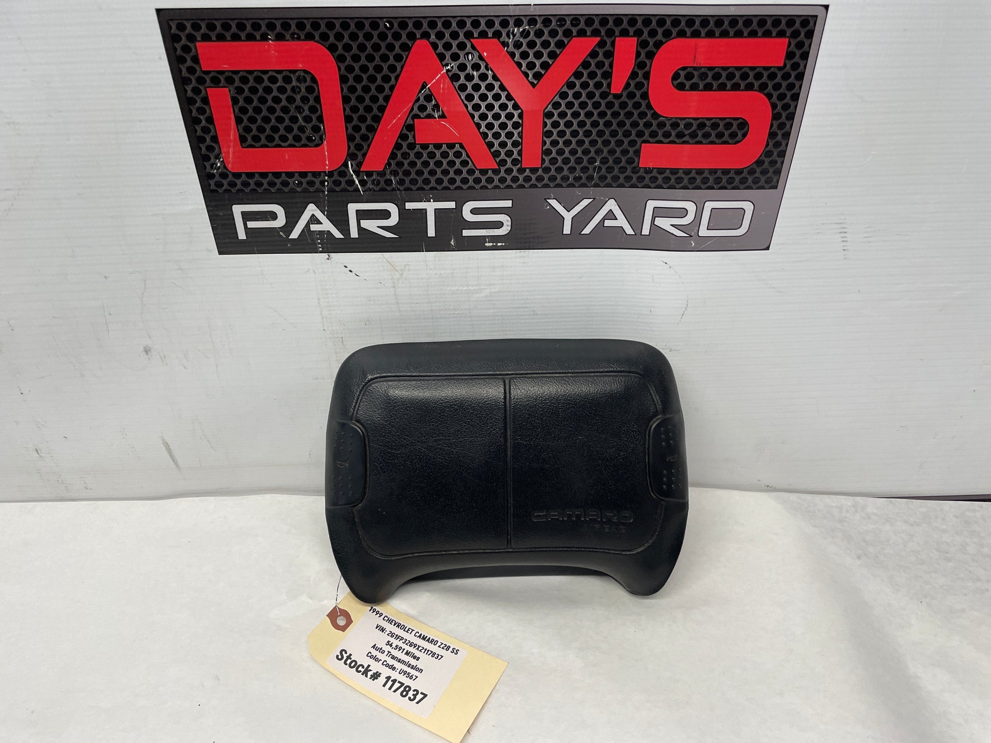 1999 Chevy Camaro Z28 SS Steering Wheel Airbag Air Bag Grey Gray OEM - Day's Parts Yard