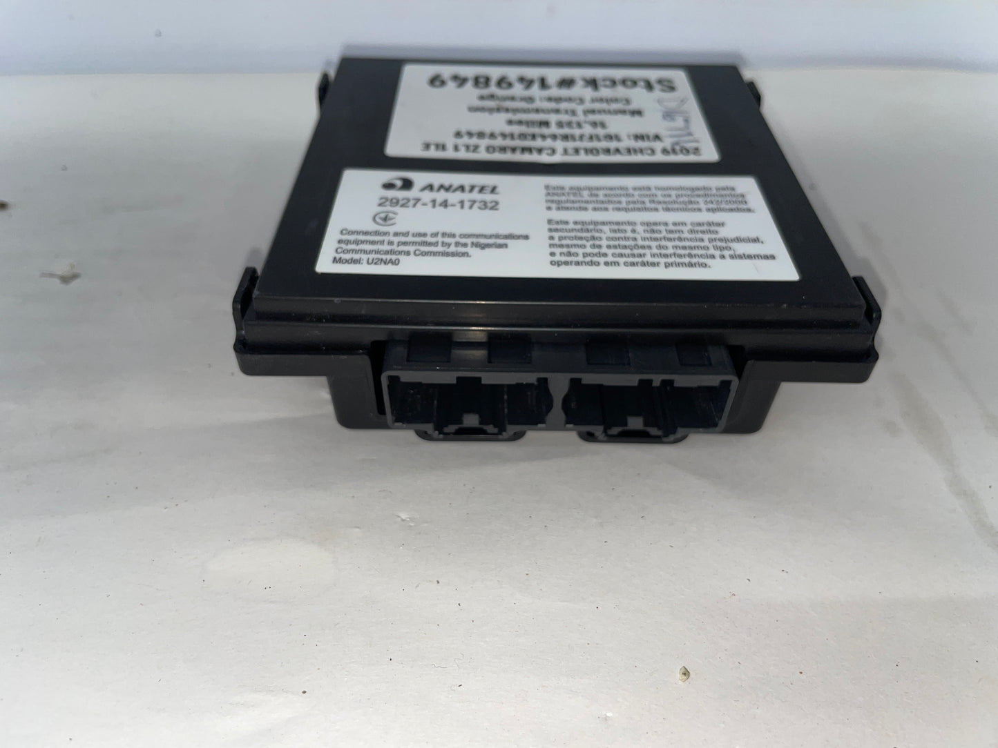 2019 Chevy Camaro ZL1 1LE Keyless Entry Control Module OEM