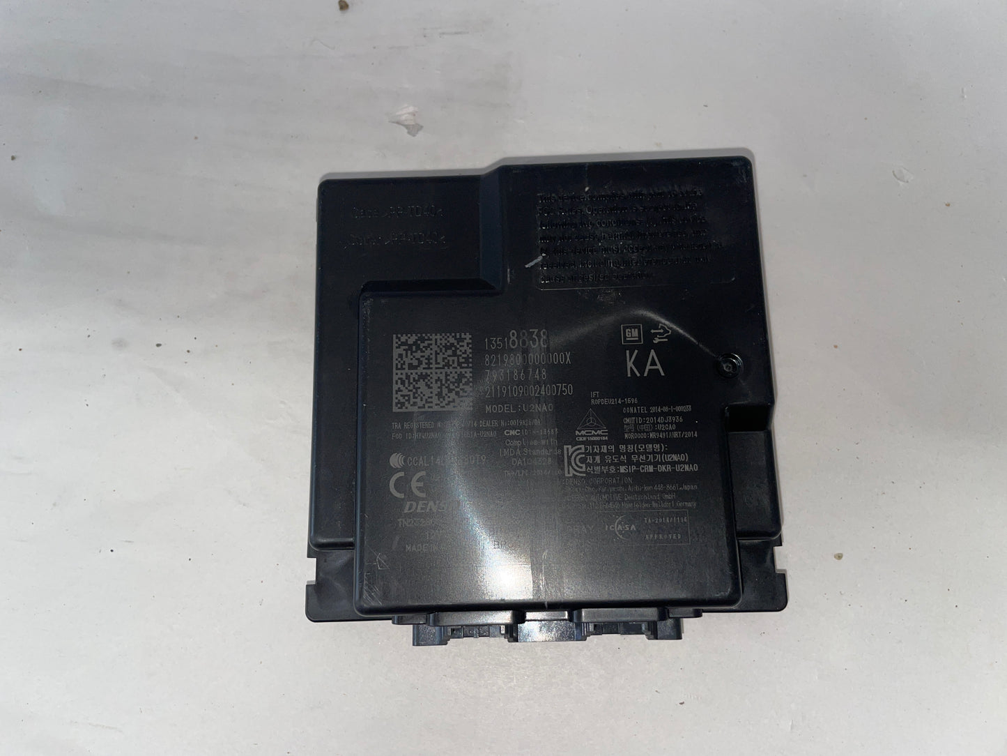 2019 Chevy Camaro ZL1 1LE Keyless Entry Control Module OEM