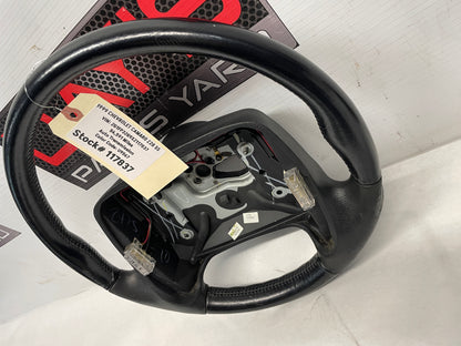 1999 Chevy Camaro Z28 SS Steering Wheel Graphite Grey Gray Leather OEM - Day's Parts Yard