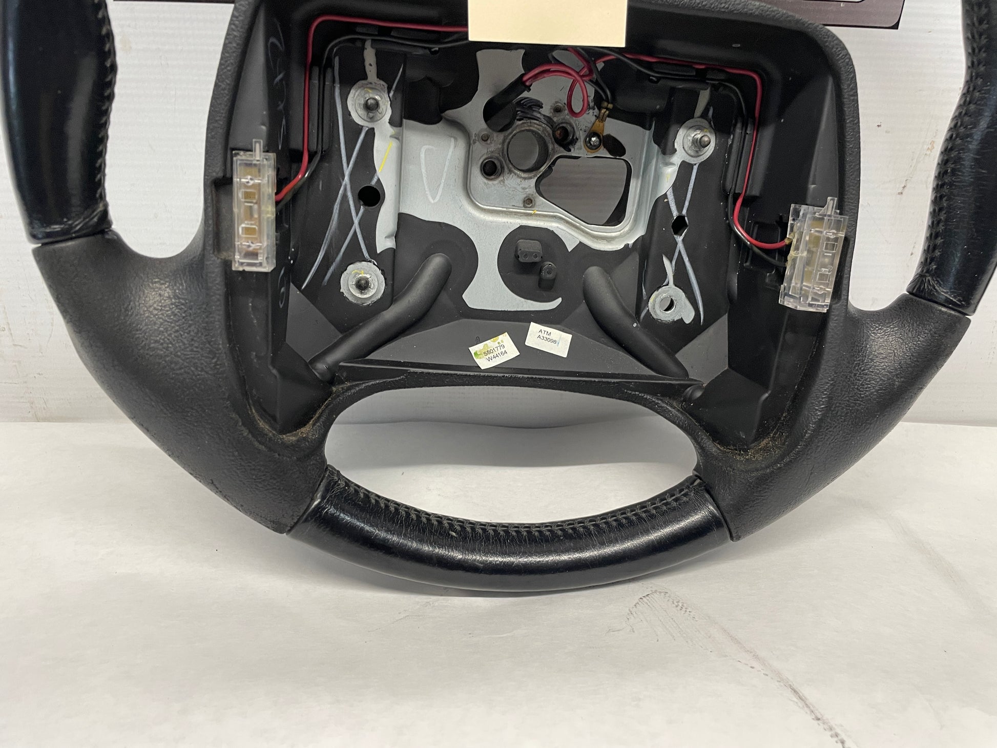 1999 Chevy Camaro Z28 SS Steering Wheel Graphite Grey Gray Leather OEM - Day's Parts Yard