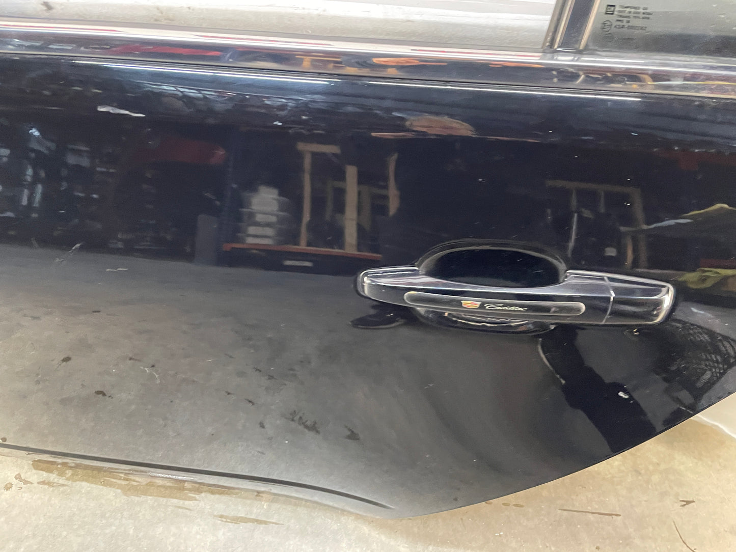 2010 Cadillac CTS-V Sedan LH Driver Rear Exterior Door Black OEM