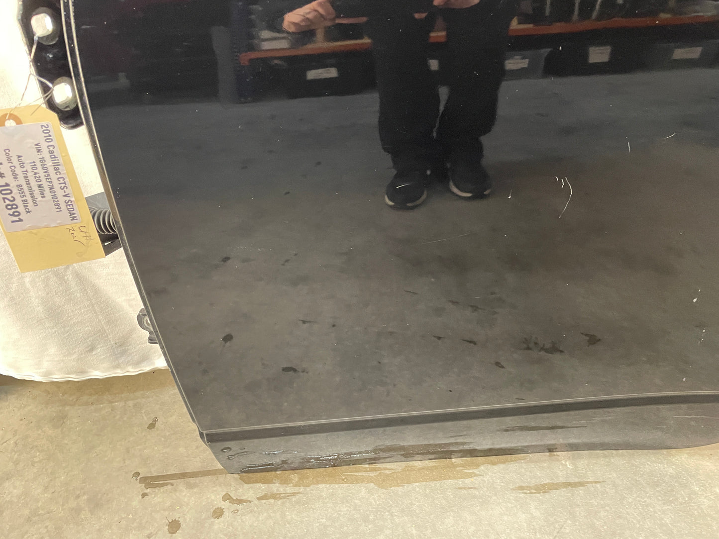 2010 Cadillac CTS-V Sedan LH Driver Rear Exterior Door Black OEM