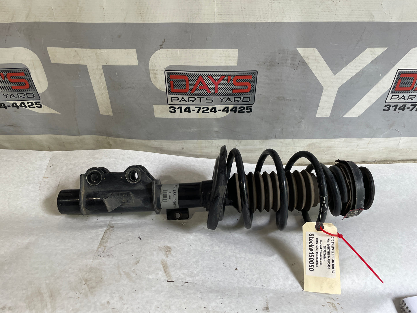 2010 Chevy Camaro SS Front RH Passenger Strut Assembly - Day's Parts Yard