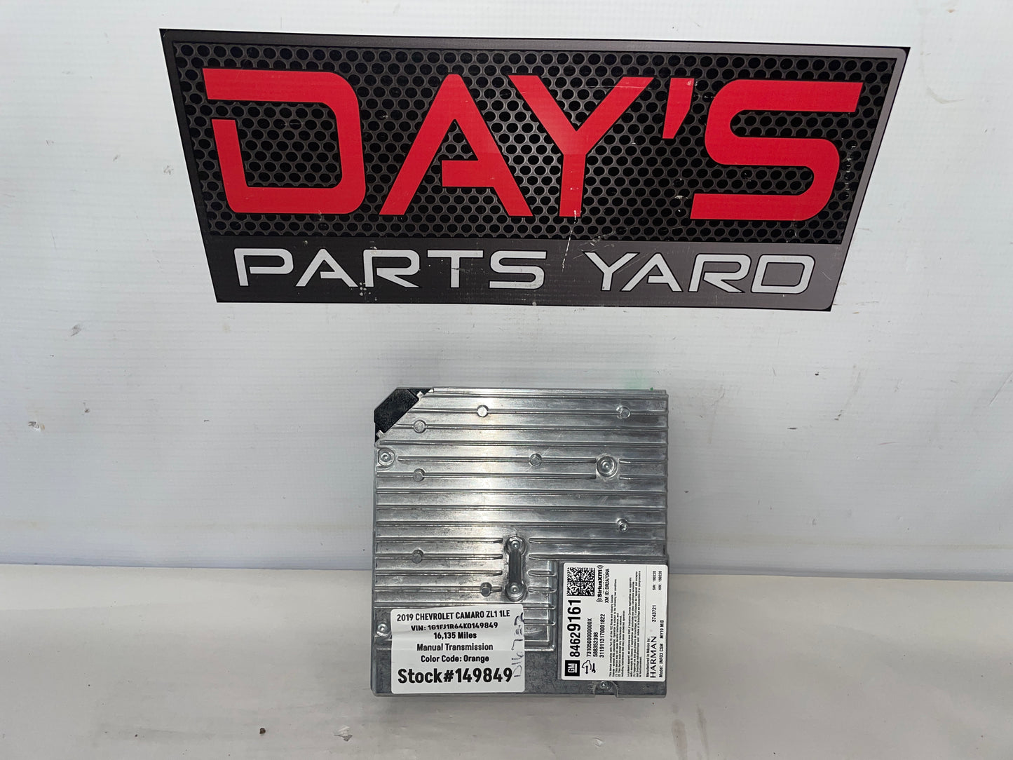 2019 Chevy Camaro ZL1 1LE Satellite Radio Receiver Module OEM