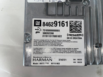 2019 Chevy Camaro ZL1 1LE Satellite Radio Receiver Module OEM