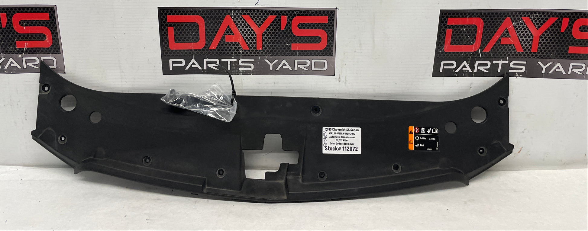2015 Chevy SS Sedan Radiator Grille Cover Sight Shield OEM - Day's Parts Yard