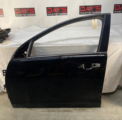 2009 Pontiac G8 GT LH Driver Front Exterior Door Black OEM