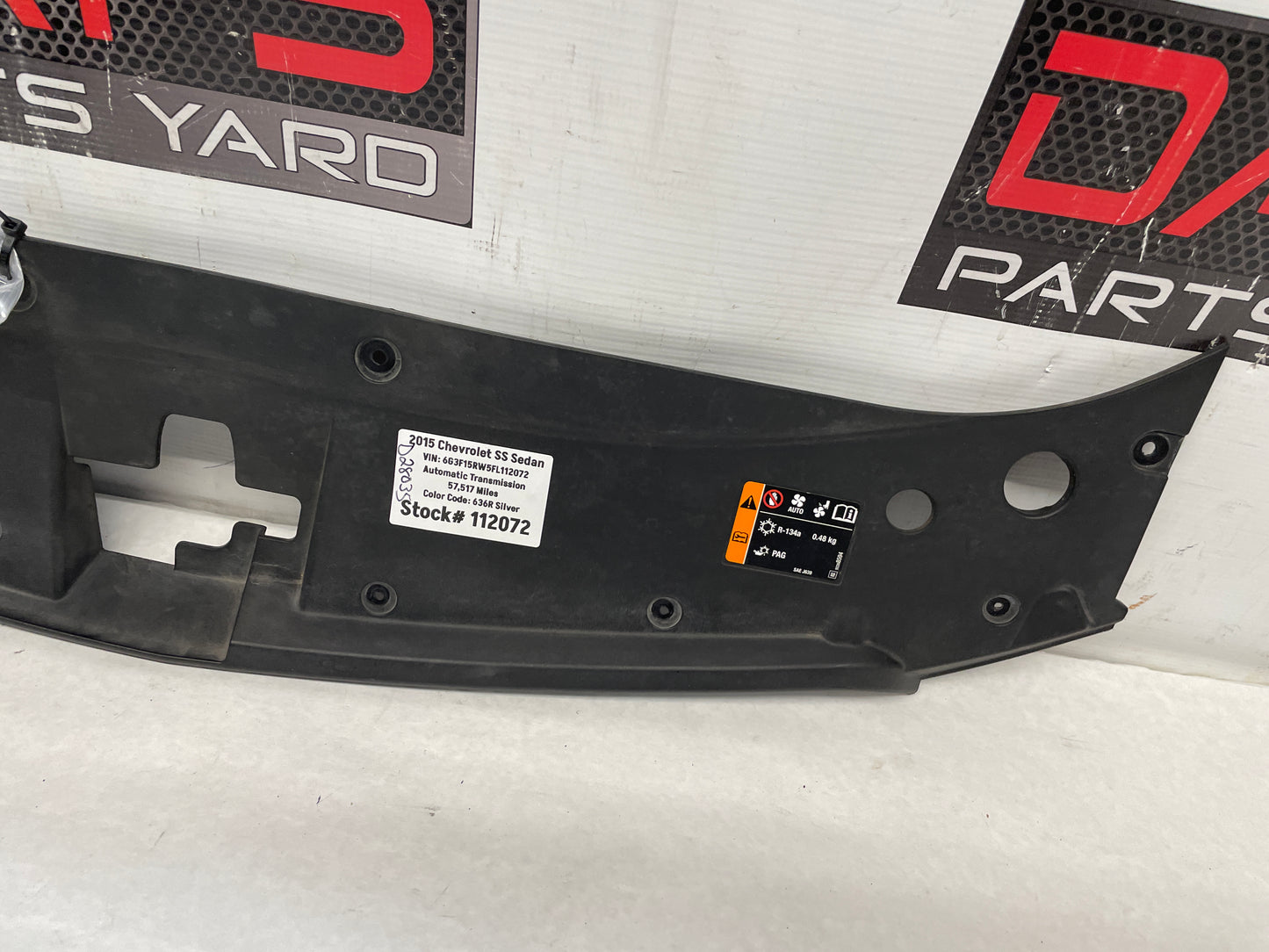 2015 Chevy SS Sedan Radiator Grille Cover Sight Shield OEM - Day's Parts Yard