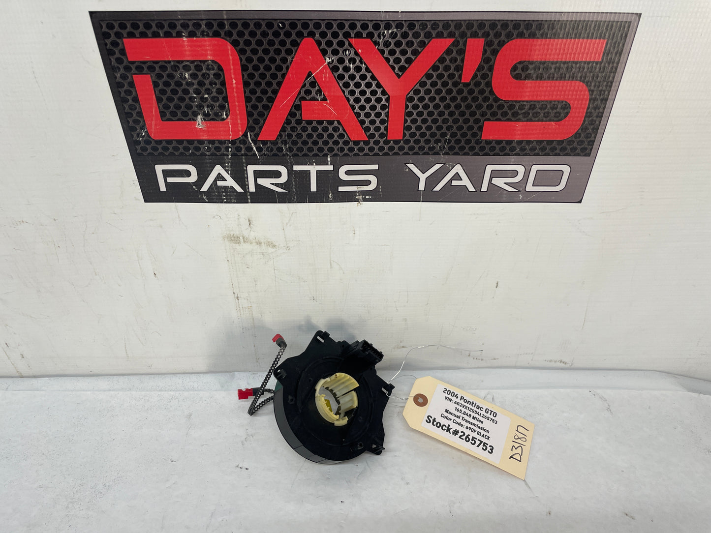 2004 Pontiac GTO Steering Wheel Clock Spring Coil OEM - Day's Parts Yard